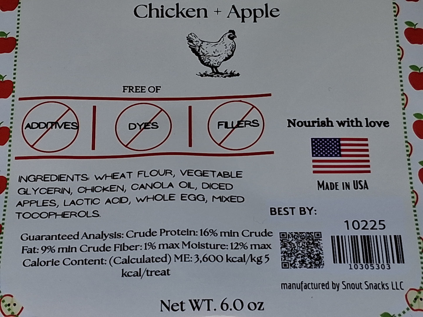 Chicken and Apple Grandmas Dog Treats