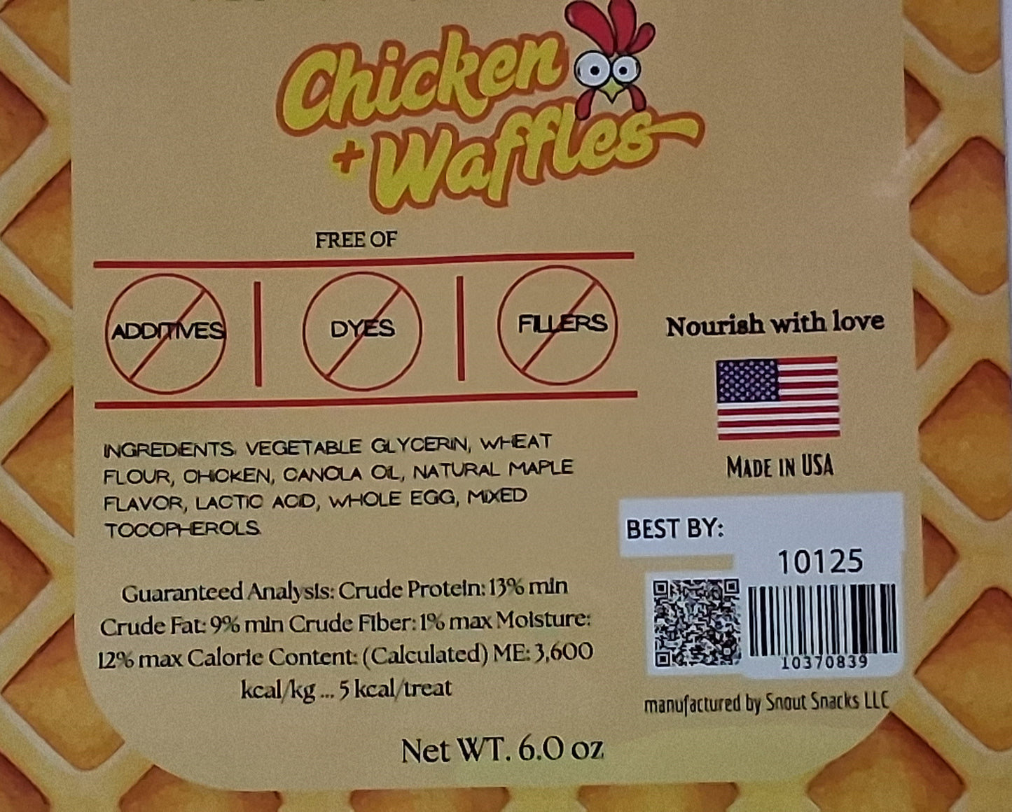 Chicken and Waffles Dog Treats