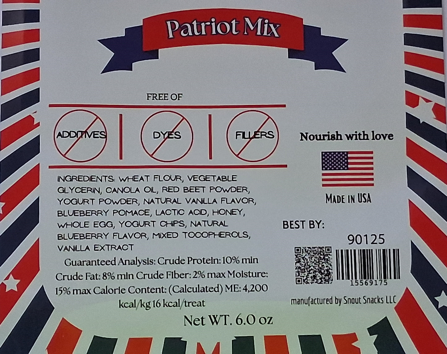 Patriot Mix Dog Treats