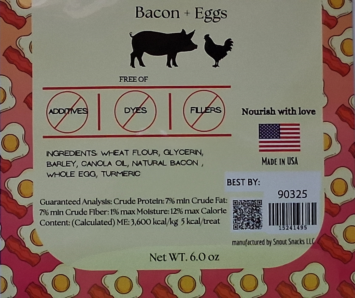 Bacon and Egg Dog Treats