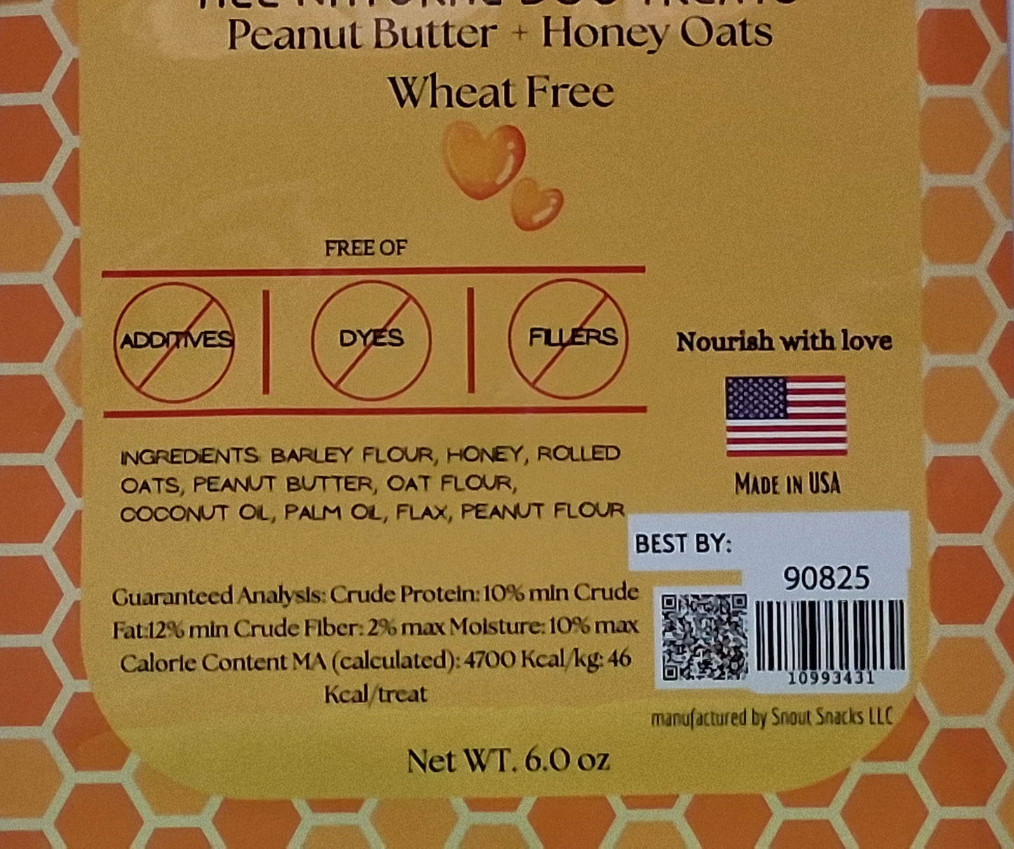 Peanut Butter & Honey Oats (WHEAT-FREE)