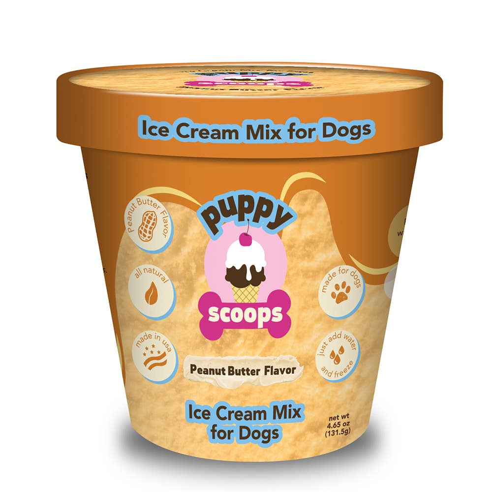 Puppy Scoops Ice Cream Mix for Dogs: Birthday Cake with Pupfetti Sprinkles / 4.65 oz