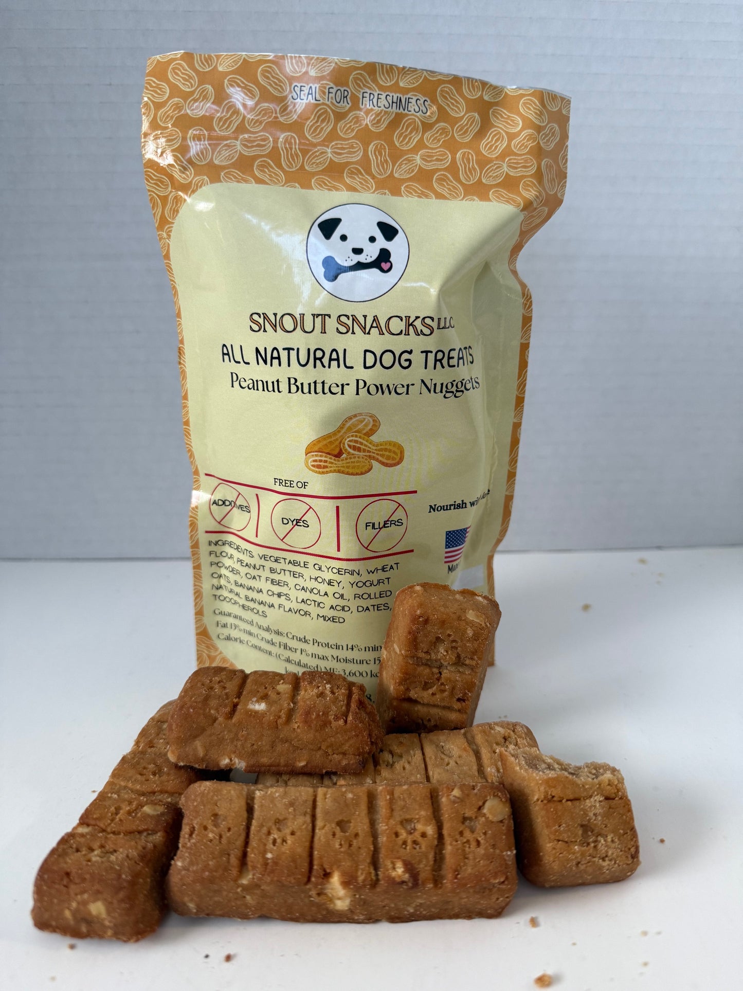 Peanut Butter Power Nuggets -large 8oz bag