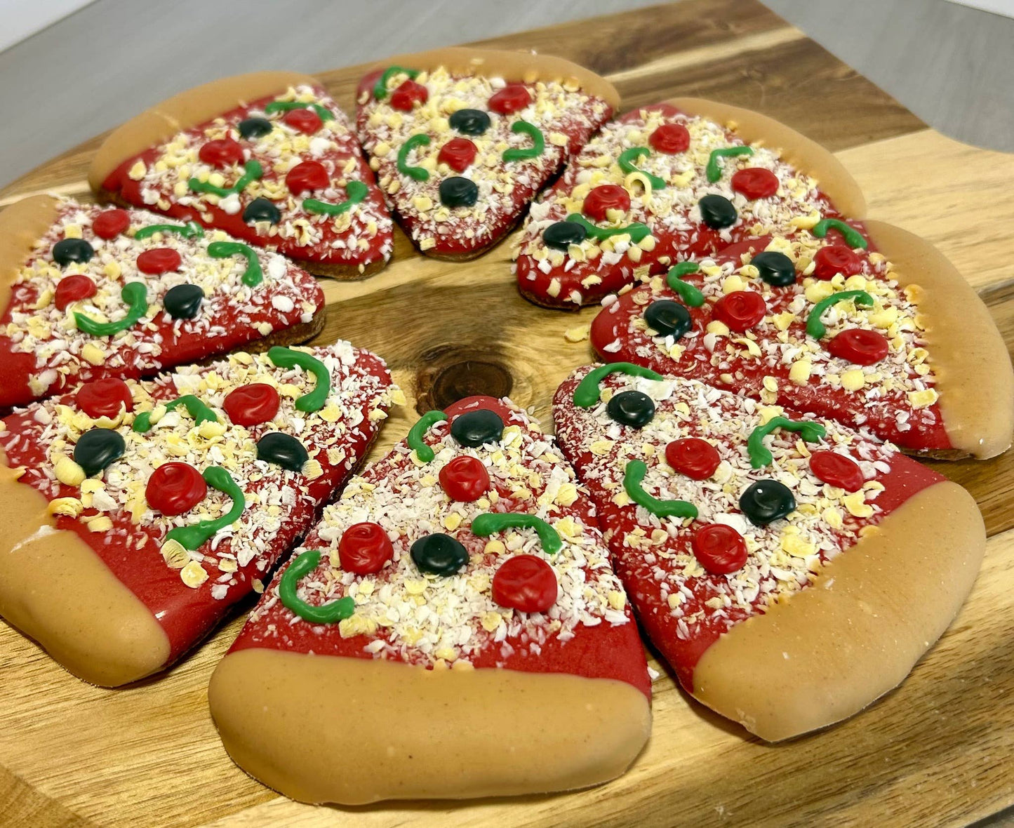 Pizza Dog Cookie Treat