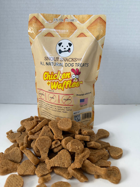 Chicken and Waffles Dog Treats