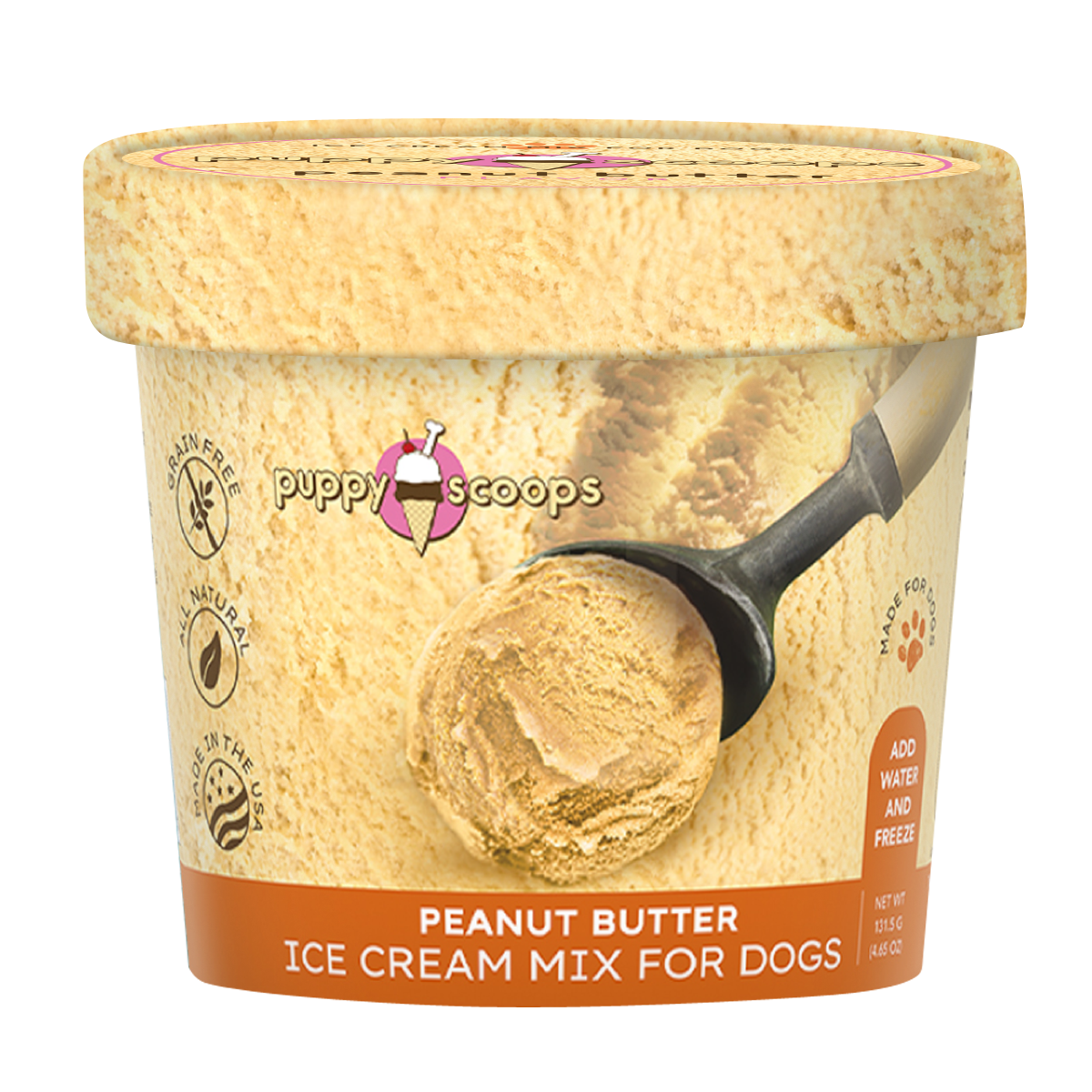 Puppy Scoops Ice Cream Mix for Dogs: Birthday Cake with Pupfetti Sprinkles / 4.65 oz