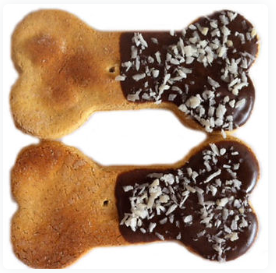 Carob Coconut Gluten Free Dog Bone Treats