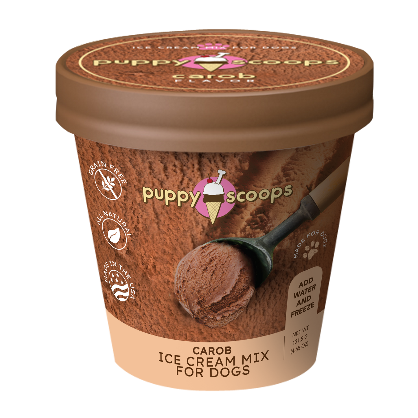 Puppy Scoops Ice Cream Mix for Dogs: Birthday Cake with Pupfetti Sprinkles / 4.65 oz